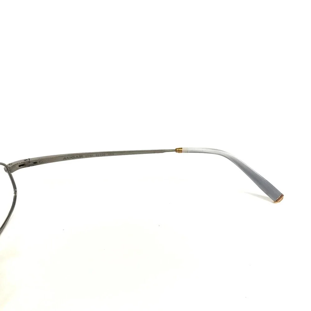Augar Eyeglasses Frames HT161 GRIS Red Silver 22KT GP Gold Plated 52-20-135